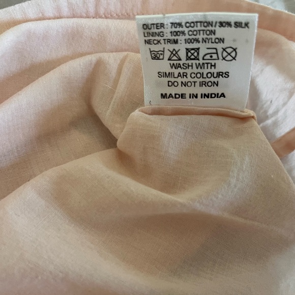 Mint Velvet Blush Pink Camisole Size UK14 Strappy Cotton/silk - Picture 4 of 4